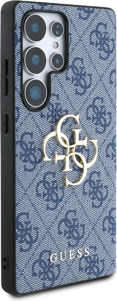 Mbështjellës Guess Big 4G Logo Classic Logo për Samsung Galaxy S25 Ultra, Kaltër