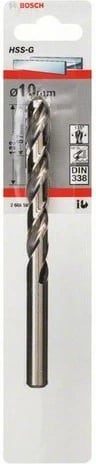 Bosch spiral metalike HSS-G, 1 cm, 133 mm