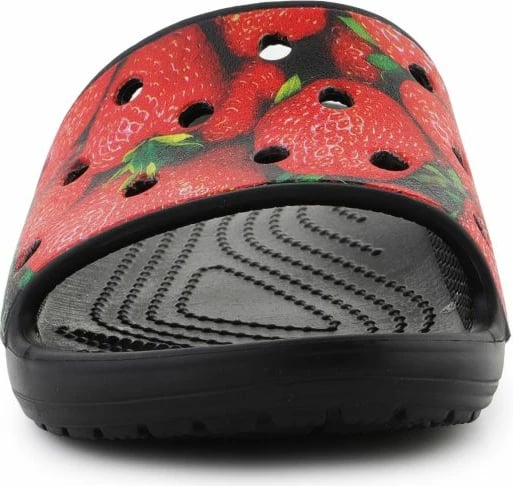 Atlete për femra Crocs, Classic Hyper Real Slide, të zeza dhe të kuqe