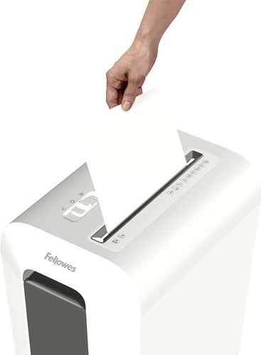 Shredder Fellowes LX65, particle-cut, 22L, i bardhë