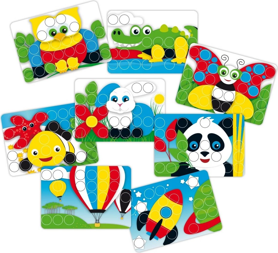 Set mozaiku Quercetti Pixel Mosaic Junior 48 elemente, shumëngjyrësh