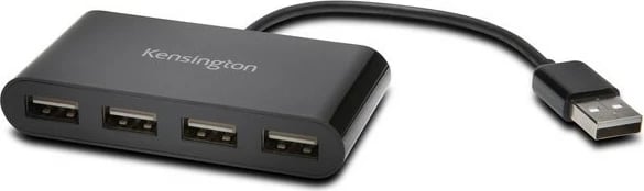 Hub USB 2.0 Kensington 4-Port, 480 Mbit/s, i zi