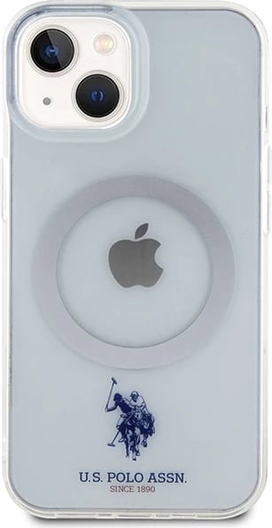 Mbështjellës U.S. Polo Assn. USHMP15SUCIT për iPhone 15 6.1", MagSafe, Transparent