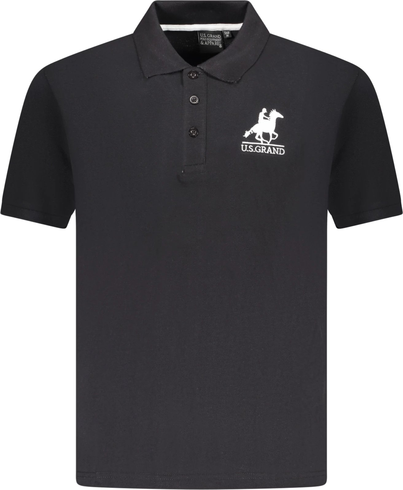 Maicë polo për meshkuj US GRAND POLO, e zezë