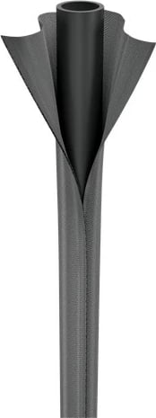 Zorrë kopshti Gardena Liano 15m, tekstil, PVC, 22 bar, zi/gri