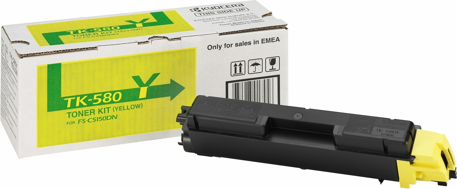 Toner Kyocera TK-580Y, për FS-C5150DN, yellow