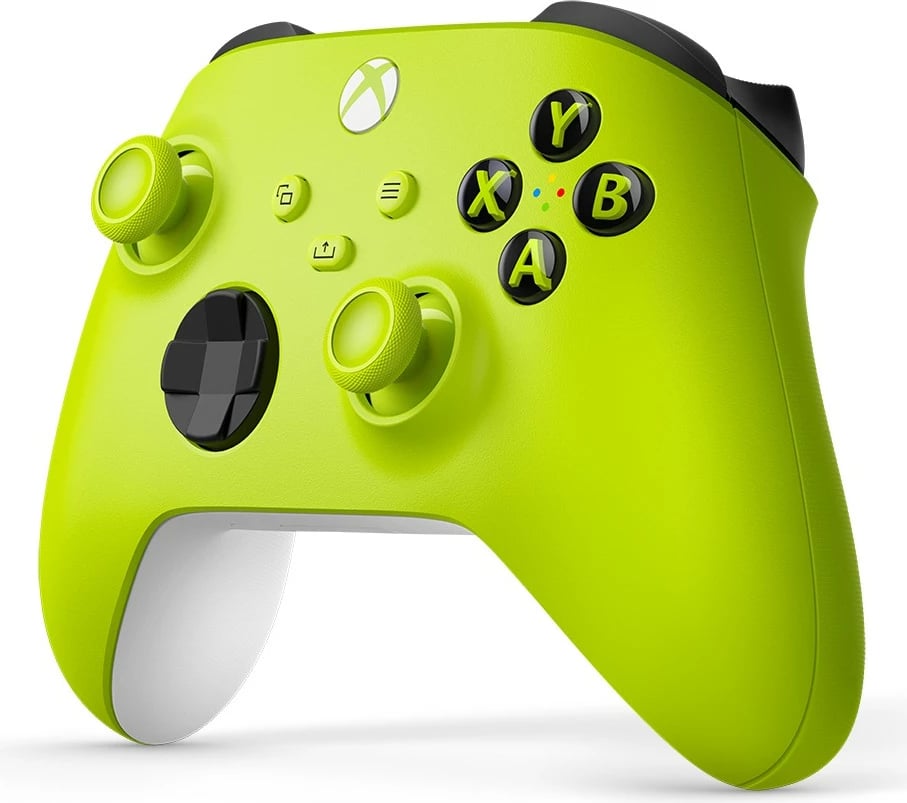 Kontroller Xbox Microsoft Wireless, Joystick, Xbox One/Series S, Bluetooth, Ngjyra Jeshile