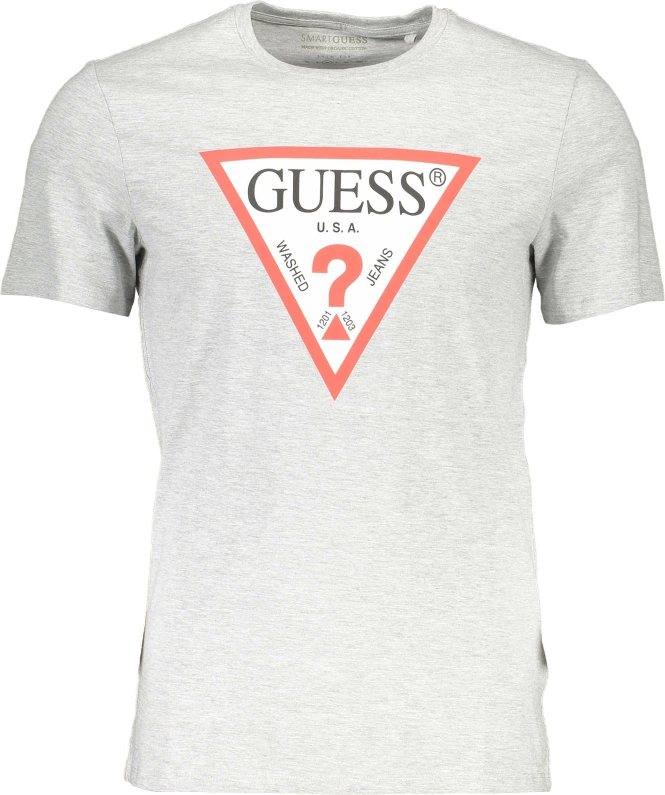 Maicë për meshkuj Guess Jeans, hiri
