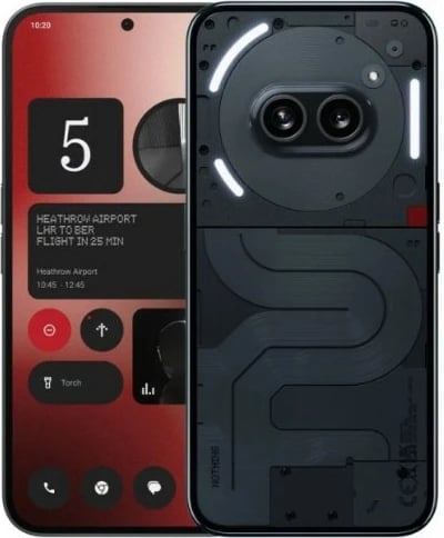 Celular Nothing Phone (2a), 8 GB, 128 GB, 50 MP, Android 14, Ngjyrë e zezë