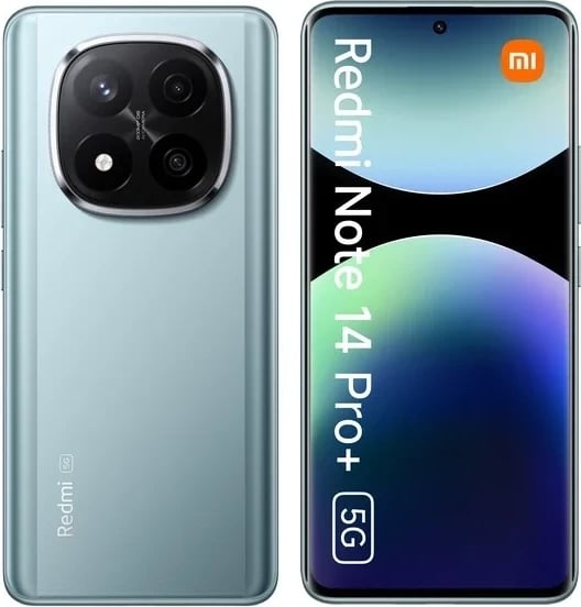 Celular Xiaomi Redmi Note 14 Pro+, 6.67", 12+512GB, 5G, i kaltër