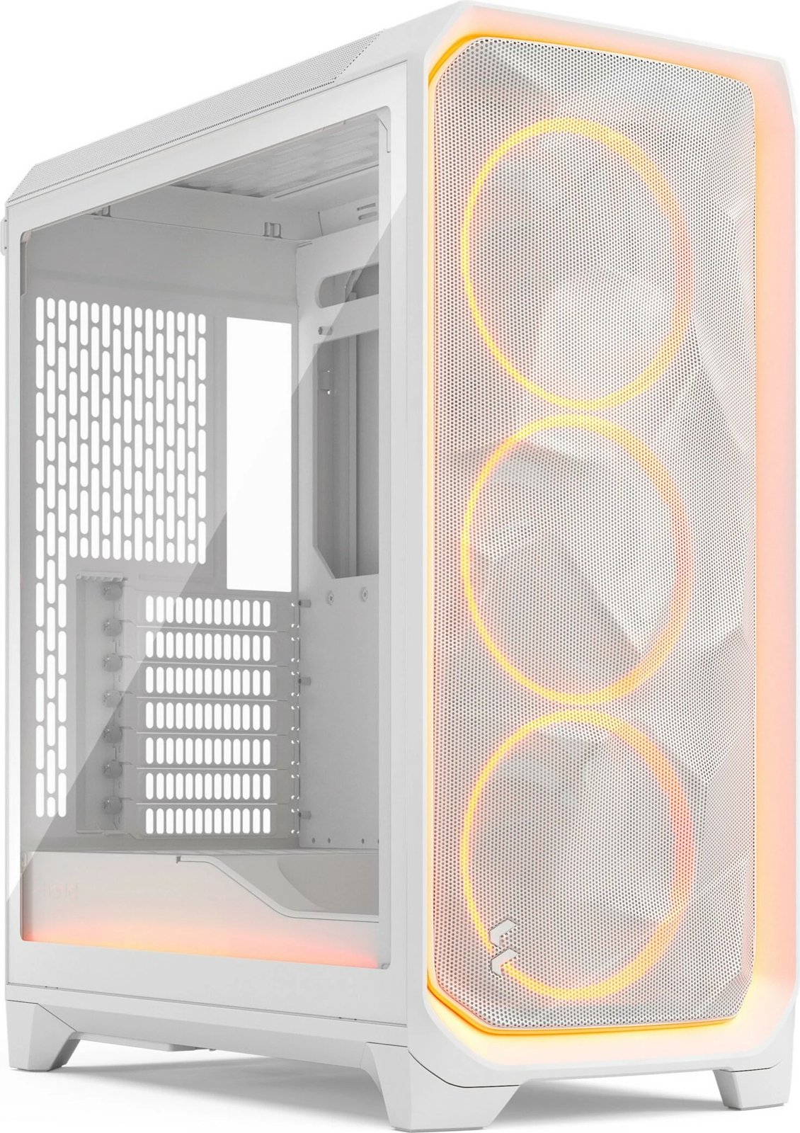 Kasë Fractal Design Meshify 3 Ambience Pro RGB, midi tower, xham i temperuar, e bardhë