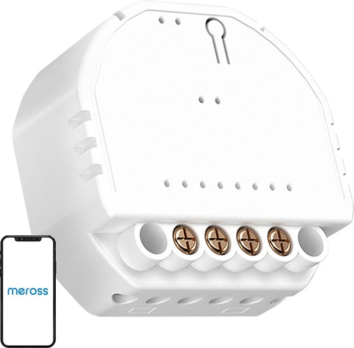 Switch i mençur Meross MSS815MA-UN, WiFi, Matter, i bardhë