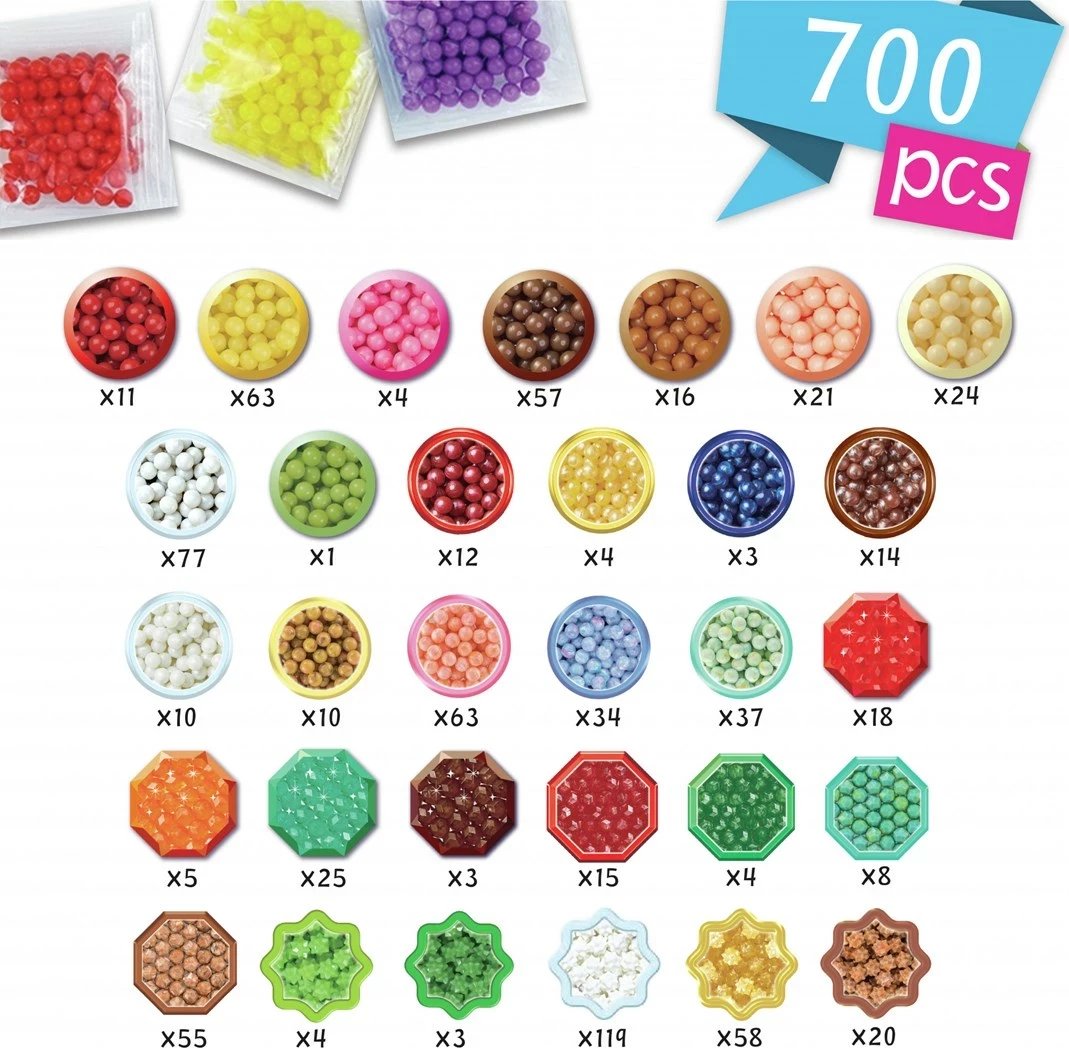 Set aksesorësh Aquabeads Sundaes & Sweets, shumëngjyrësh, 4 copë