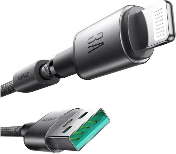 Kabllo Joyroom S-A50 Unlimited, USB në Lightning, 1.2m, 3A, Gri