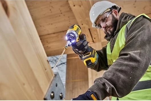 Makine goditëse DeWalt DCF860N-XJ, 18V, brushless, 1.1 kg, verdhë/zezë
