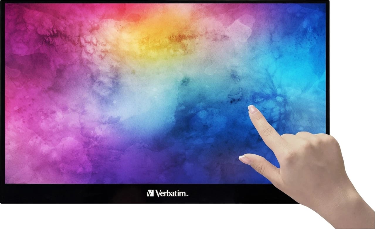 Monitor portativ Verbatim PMT-17, 17.3", FullHD, touchscreen