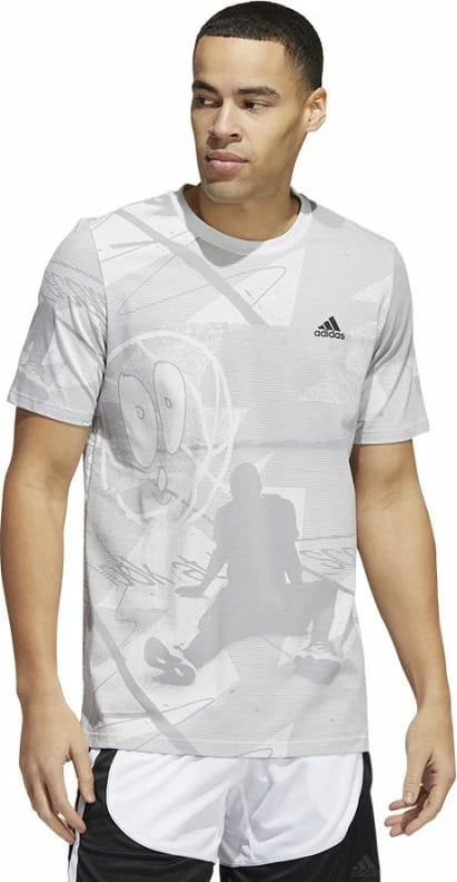 Maicë adidas për meshkuj, gri