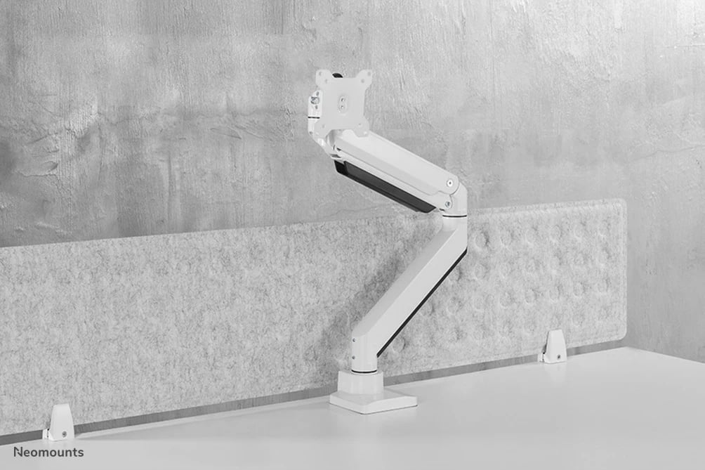 Krah monitori për tavolinë Neomounts NM-D775WHITEPLUS, Clamp/Grommet, 18 kg, 10"-49", 100 x 100 mm, Bardhë