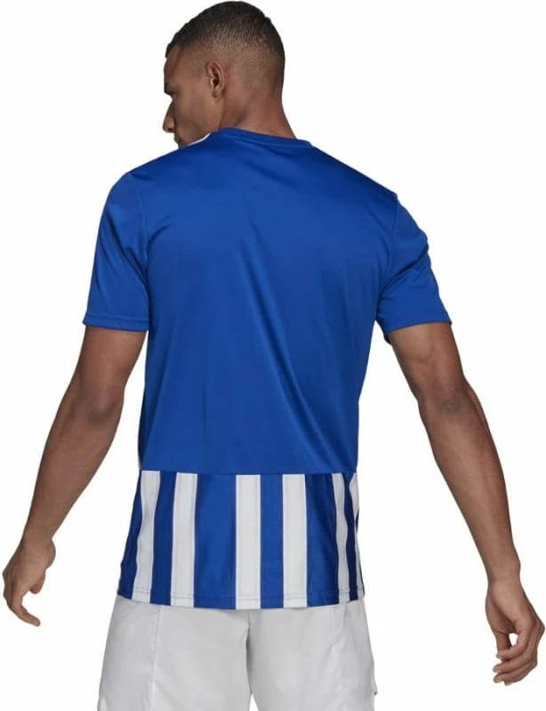 Fanellë futbolli për meshkuj adidas Striped 21 JSY M, e bardhë dhe blu