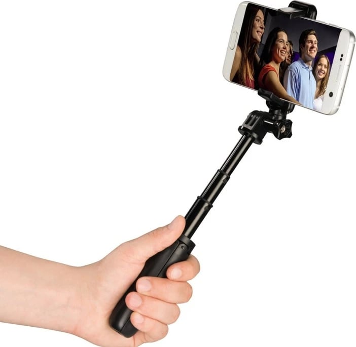 Tripod mini për smartphone Hama 4621, 20cm, i zi
