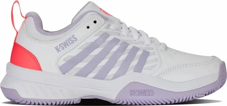 Atlete për femra K-Swiss, të bardha dhe vjollcë
