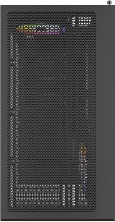 Kasë Montech XR Midi-Tower, xham i temperuar, e zezë