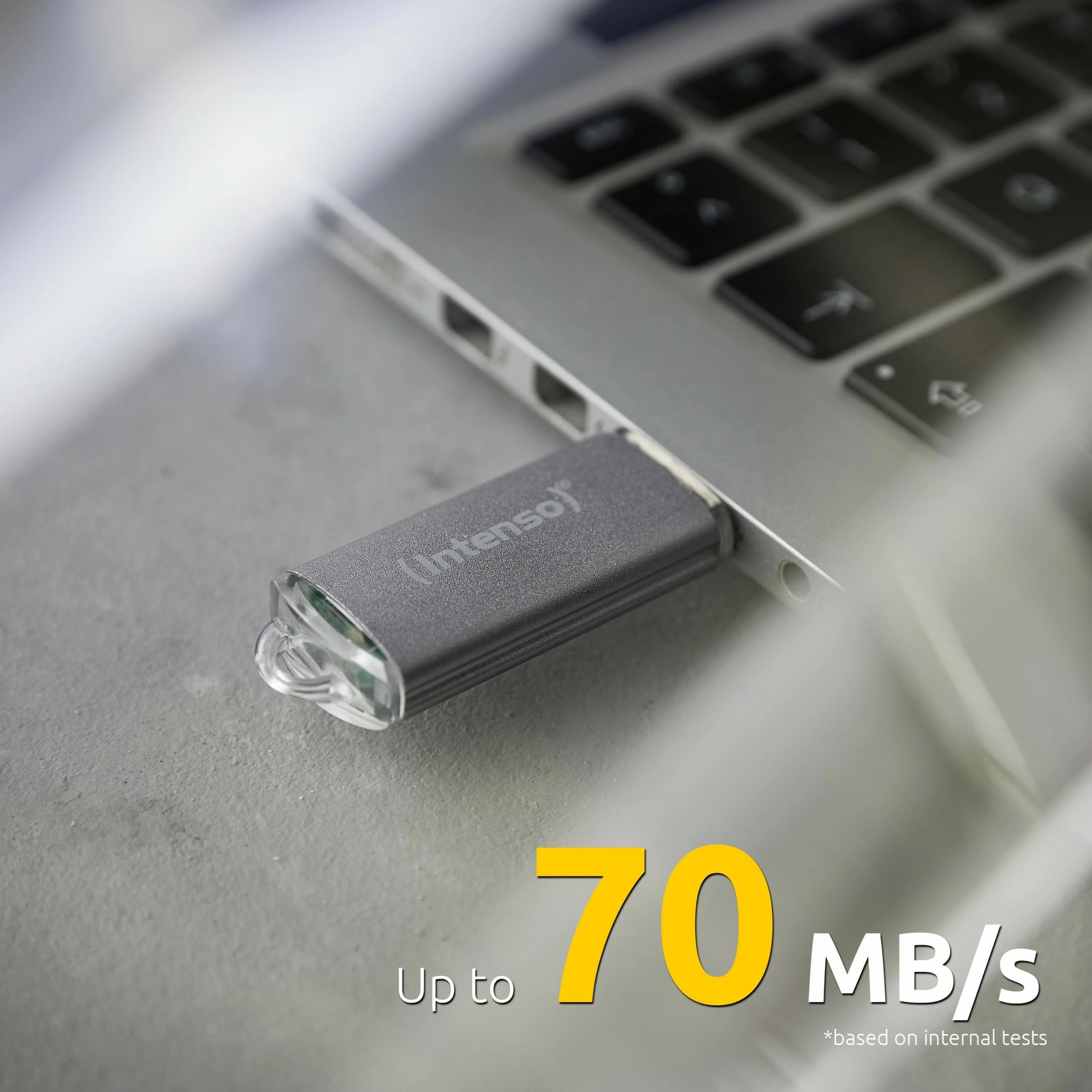 USB memorje Intenso Jet Line 32GB, USB 3.2, argjendtë