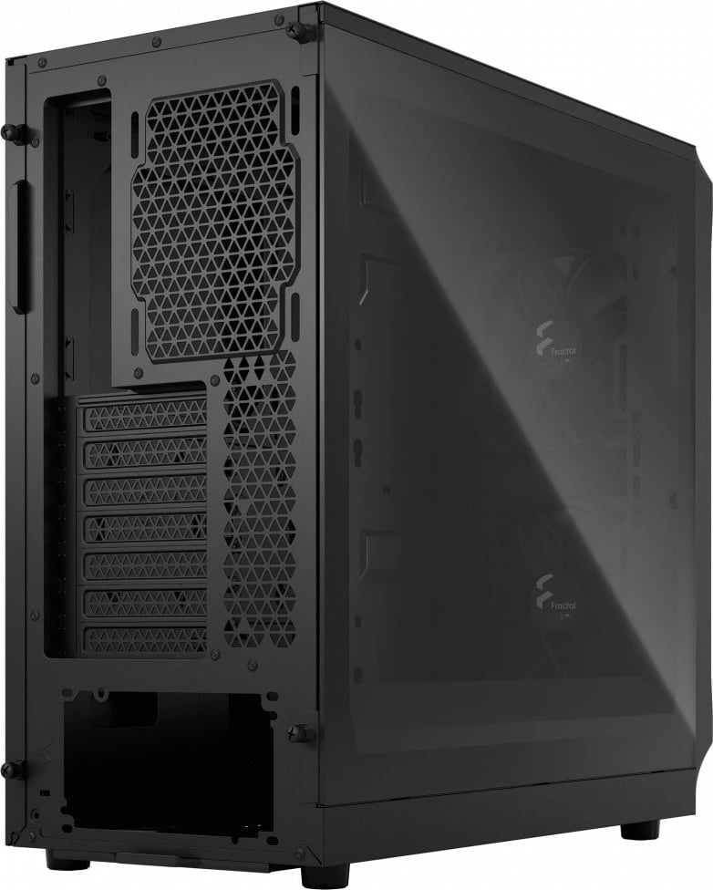 Kasë Fractal Design Focus 2, Midi Tower, ATX/Micro ATX/Mini ITX, Tempered Glass, e zezë