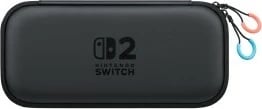 Mbështjellës Nintendo Switch 2 me pelikulë mbrojtëse, i zi