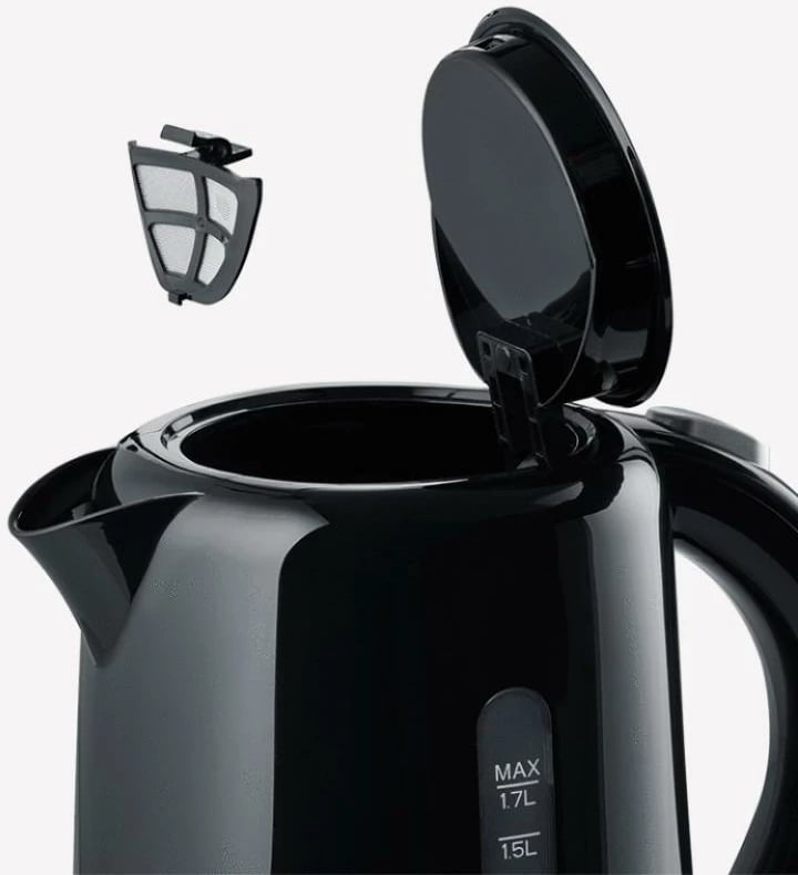 vluese uji elektrike, Severin WK 4322, 1.7 L, e zezë