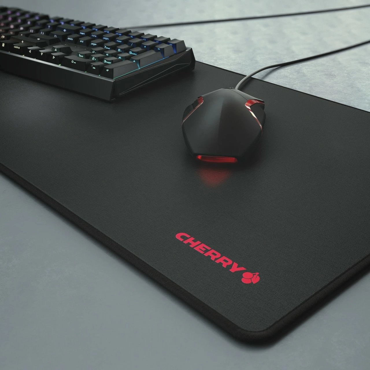 Mauspad Cherry MP 2000 PREMIUM XXL, Gaming, 800 x 350 x 5 mm, e zezë