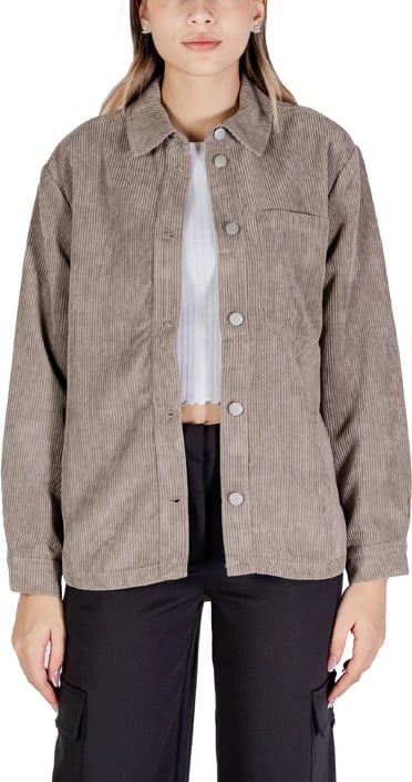 Camicia Jacqueline De Yong për femra, beige