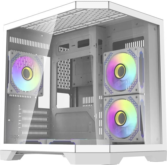 Kasë Darkflash FT350 me 5 ventilatorë ARGB, e bardhë