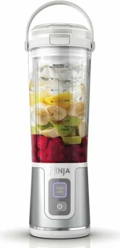 Blender portativ Ninja Blast, 0.532 L, 14.4 W, Bardhë