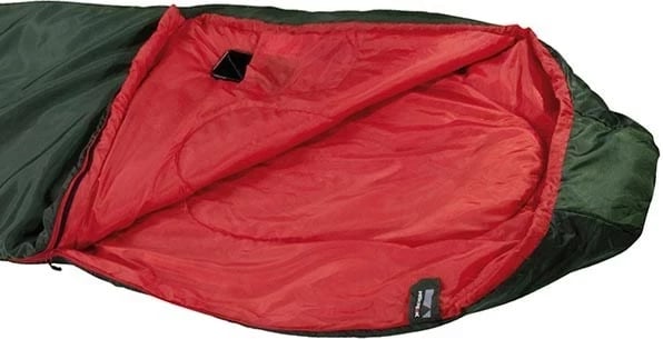 Thes gjumi High Peak Lite Pak 1200, 190 cm, sintetik, i gjelbër i kuq