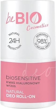 Deodorant roll-on për femra BeBio Ewa Chodakowska me acid hialuronik dhe ekstrakt të erikës, alum natyral, 50ml
