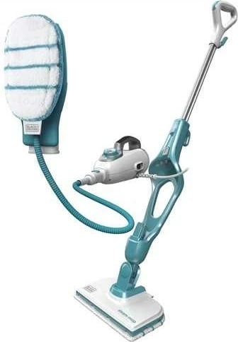 Pastrues me avull BLACK+DECKER FSMH1351SM-QS, 0.5 L, 1300 W, bardhë/turquoise