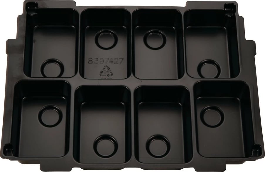 Tabaka Makita 839742-7 për MAKPAC, e zezë
