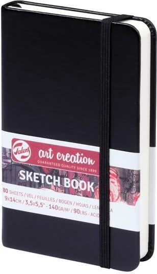 Fletore skicash Talens Art Creation, 80 Fletë, e zezë