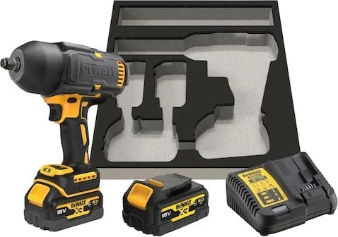 Çelës goditës DeWALT 18V 5Ah, i verdhë