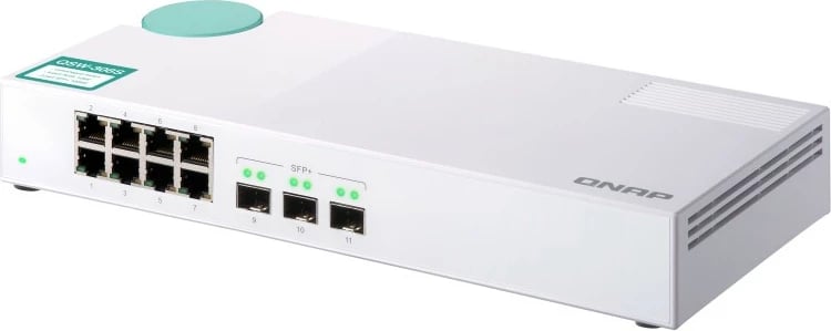 Switch QNAP QSW-308S, Gigabit Ethernet, i bardhë