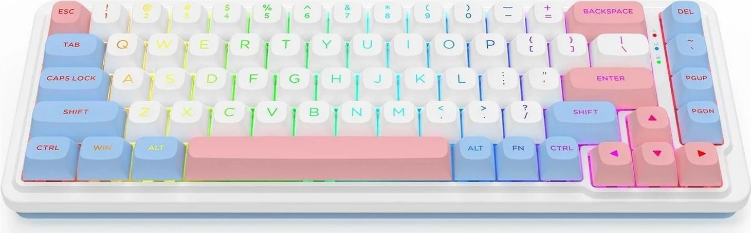 Tastierë Redragon K709WBP-RGB-PRO, mekanike, RGB, e bardhë