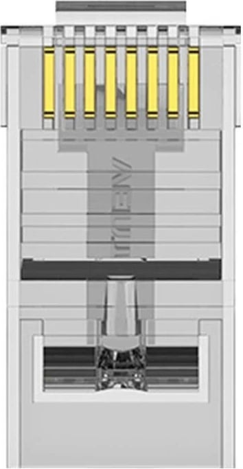 Plug rrjeti Vention RJ45 Cat.6, 50 copë, transparent