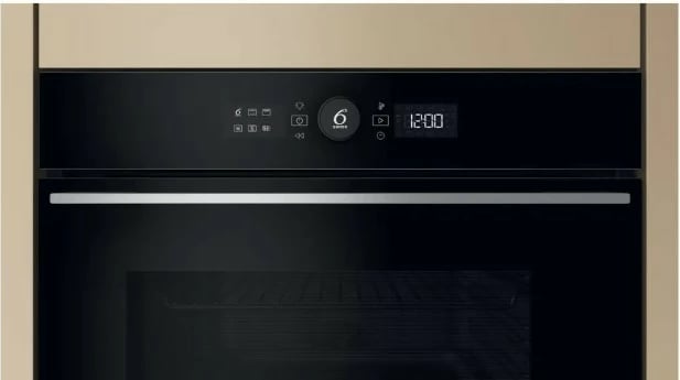 Furrë elektrike Whirlpool WOI5S8HM1SXA, 73L, e zezë/inox