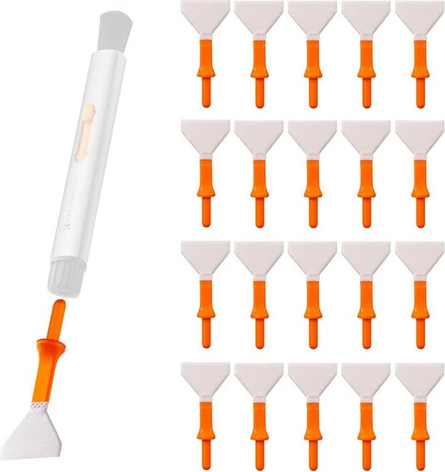 Set shkopinjsh pastrimi K&F Concept SKU.1902, për laps pastrimi sensorësh, 20 copë