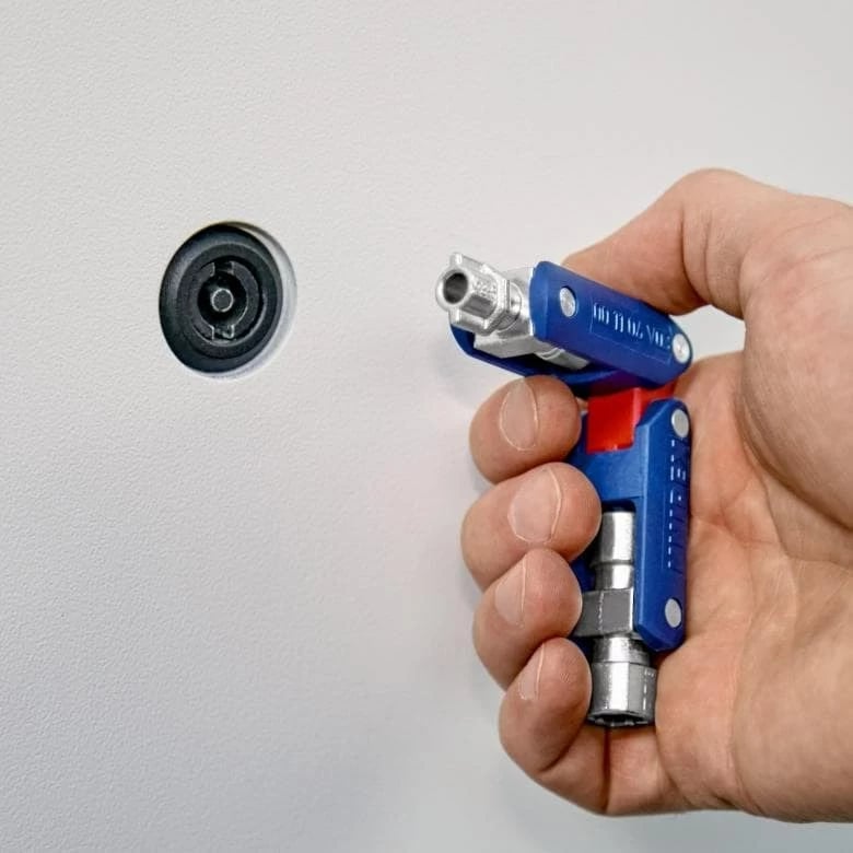 Çelës Knipex DoubleJoint, i zi, blu dhe kuq