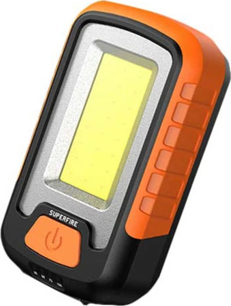 Dritë pune Superfire G21, 650lm, 1800mAh, USB, portokalli