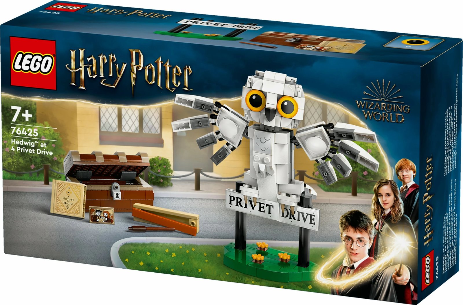 Set ndërtimi LEGO Harry Potter Hedwig 76425, 337 pjesë, multikolor