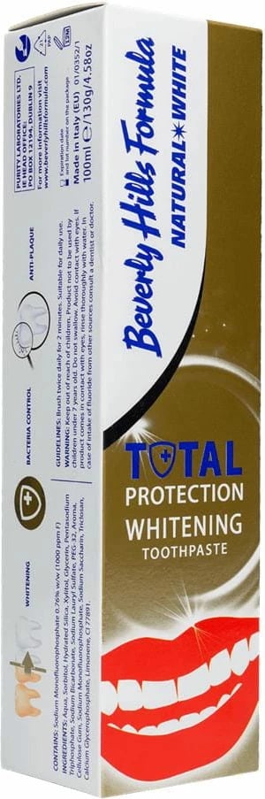 Pasta për dhëmbë Beverly Hills Natural White Total Protection 100ml