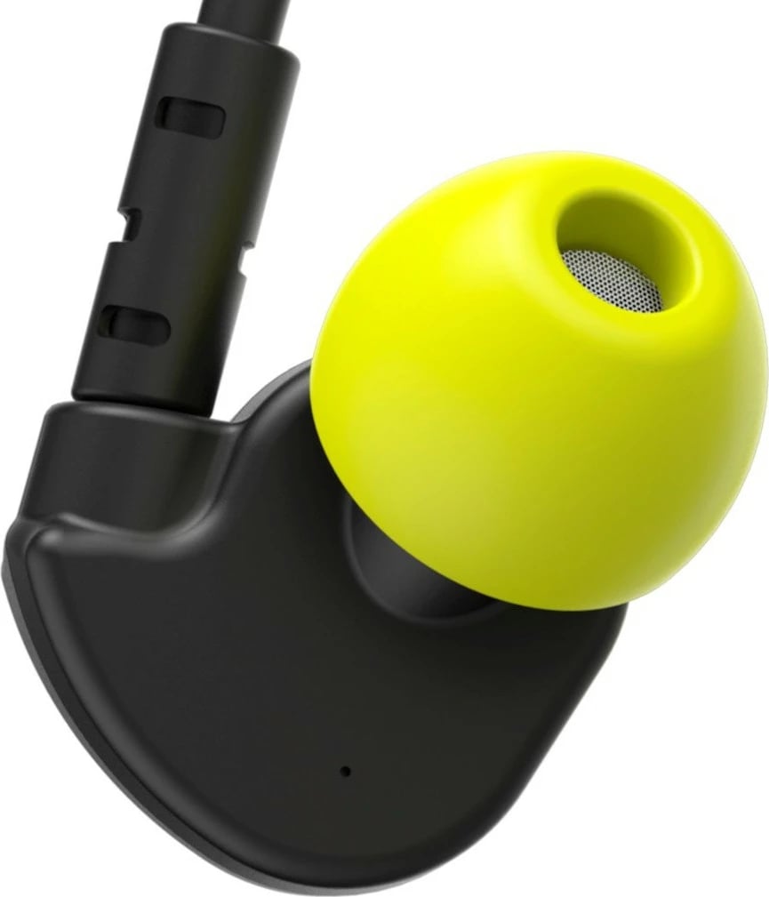 Kufje wireless Hama Freedom Athletics II me mikrofon, Bluetooth 5.3, të zeza/verdha